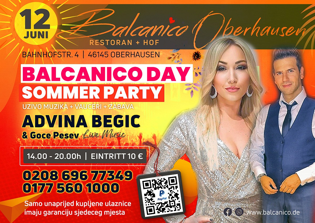12.06. Balcanico Day Sommer Party