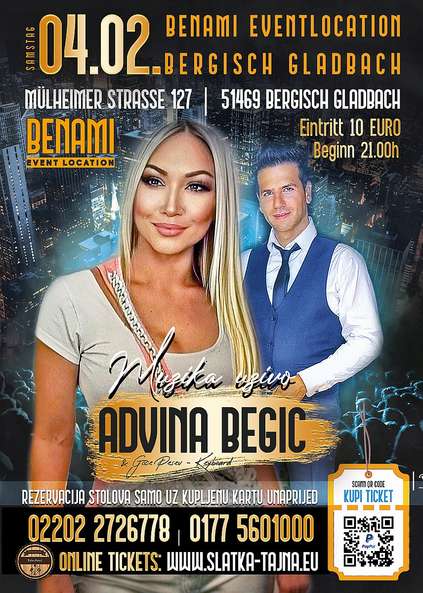 04.02. BENAMI BERGISCH GLADBACH – Advina & Goce Live