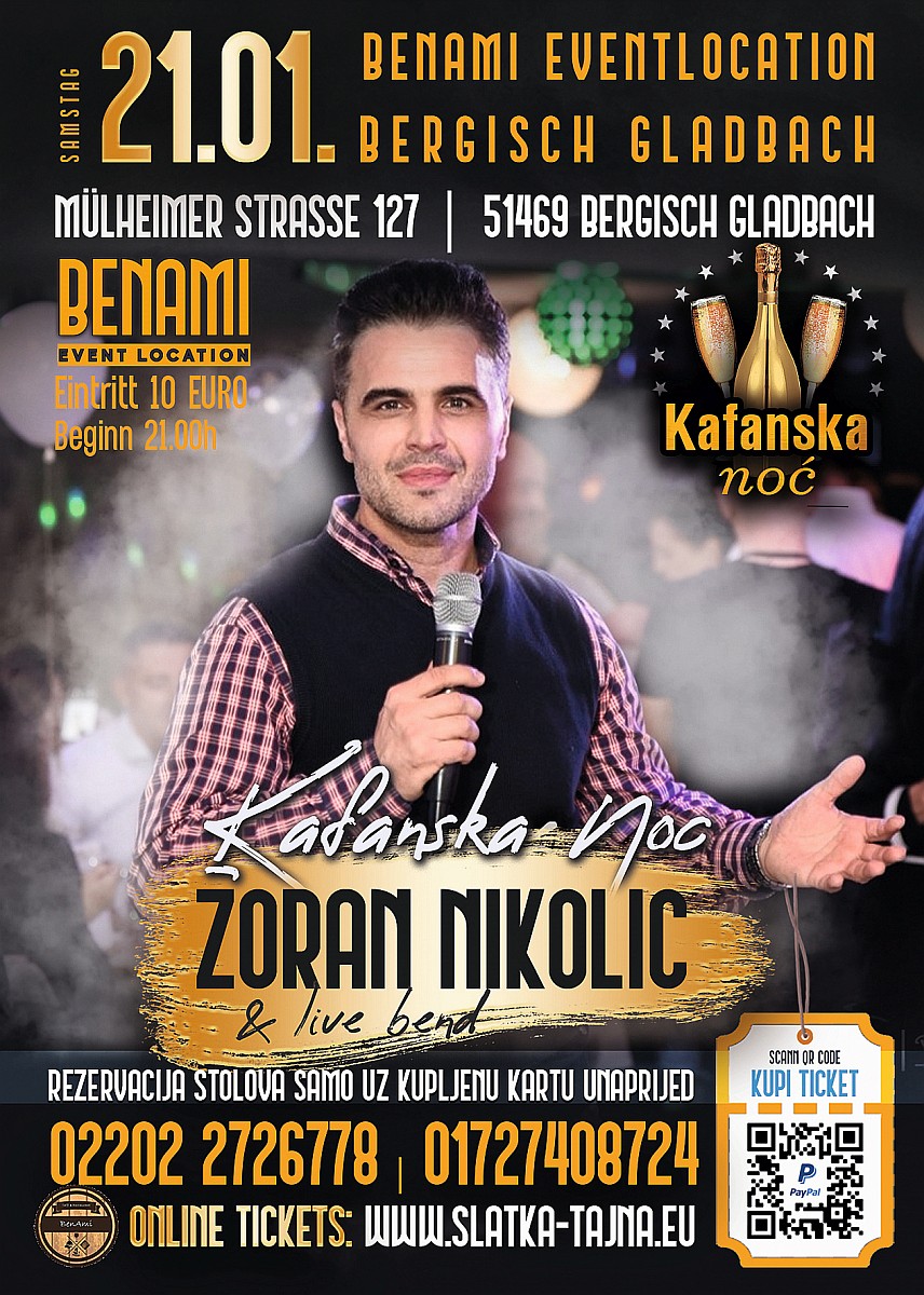 21.01. BERGISCH GLADBACH – Zoran Nikolic (Tickets)