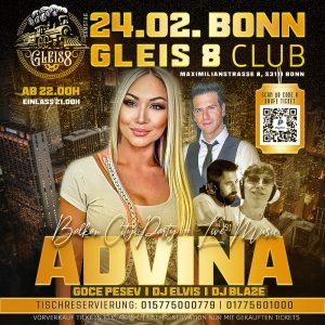 24.02. BONN – Balkan City Party – Advina, Dj Blaze, DJ Elvis