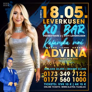 18.05. LEVERKUSEN Xo Bar – Advina & Goce Pesev
